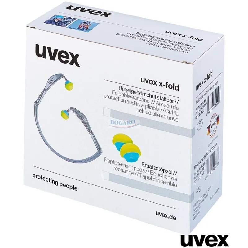 Wkładki wymienne do UVEX x-cap 2125.361 2125.351 - 60 szt.