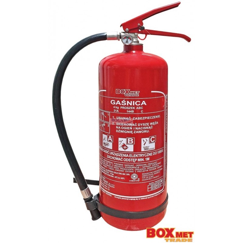 Gaśnica proszkowa BOXMET GP-4xABC-O