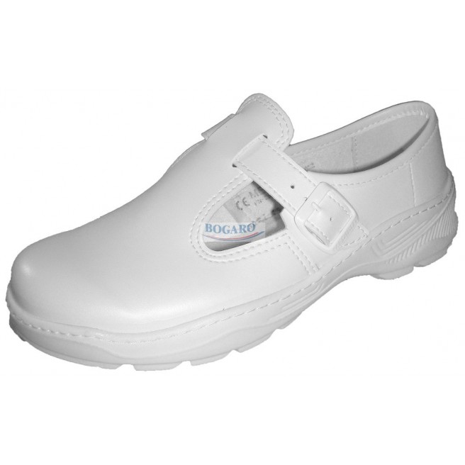 Spożywcze sandały białe Medibut