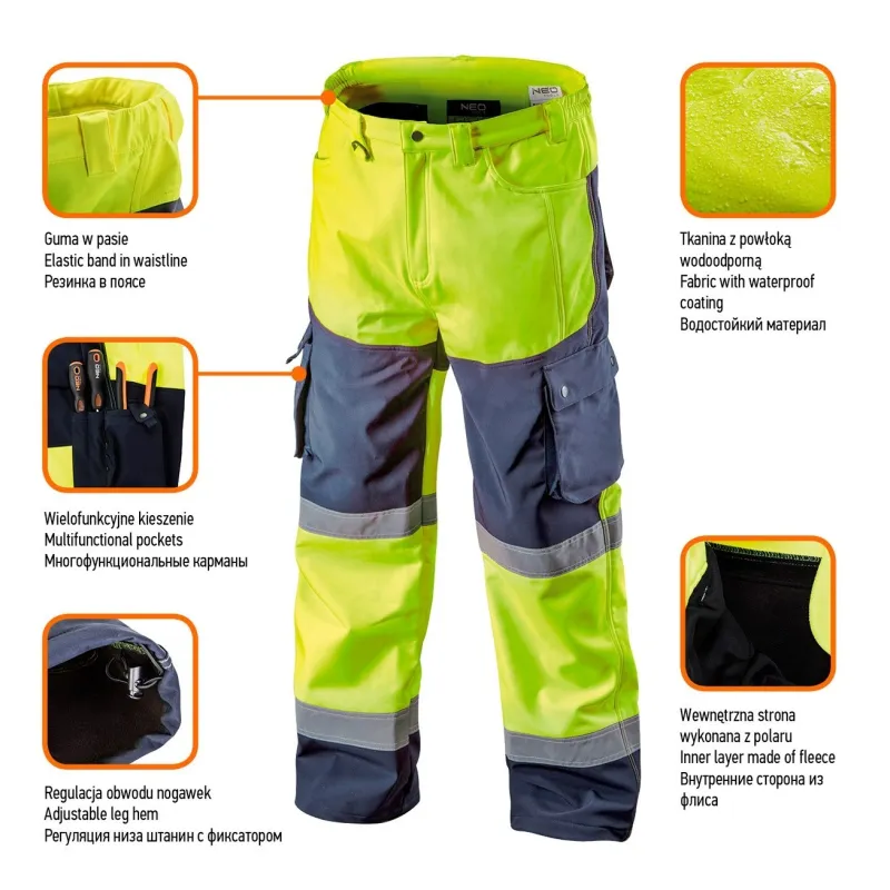 Spodnie do pasa ostrzegawcze NEO TOOLS 81-750