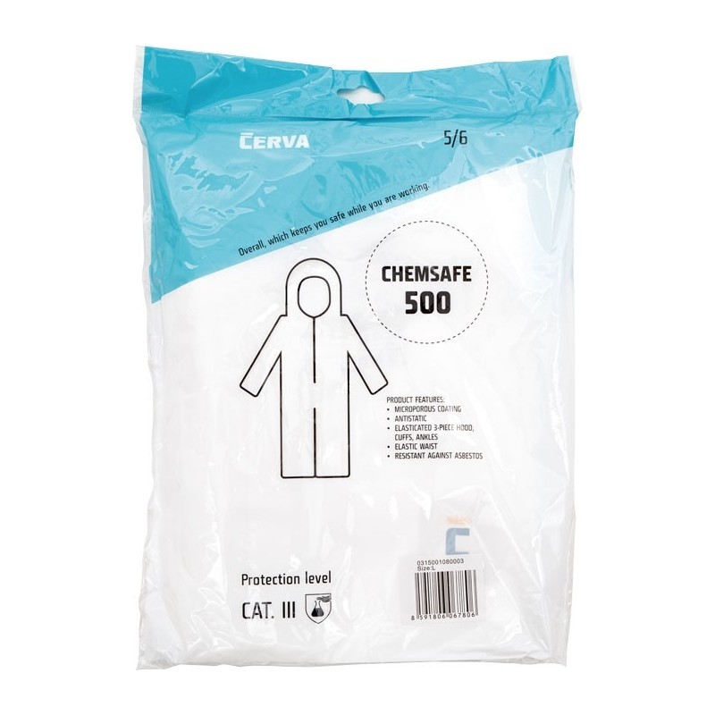 Kombinezony ochronne robocze CHEMSAFE Cerva