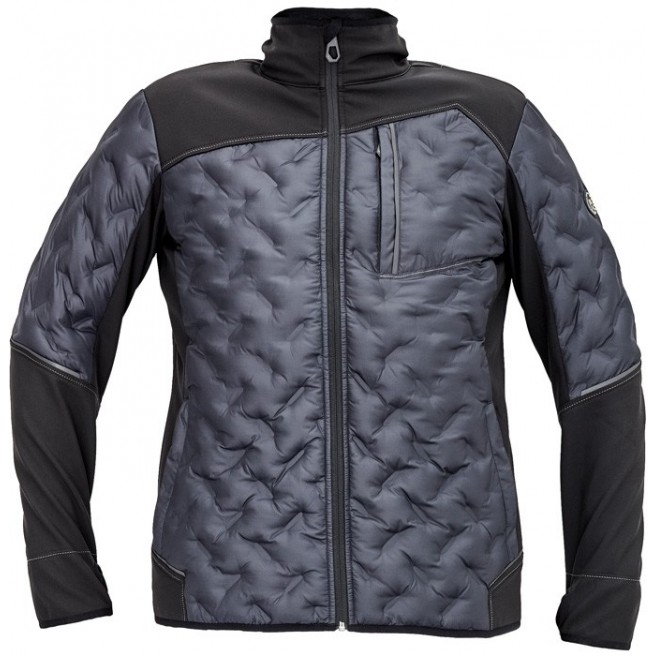 Kurtka softshell CERVA NEURUM szaro-czarna