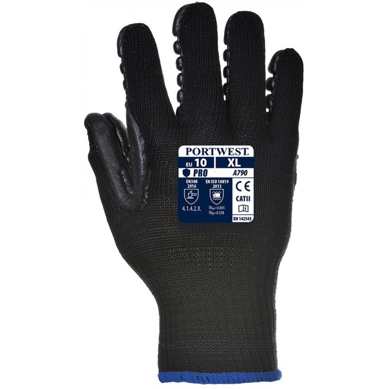 Antywibracyjne rękawice robocze A790 Portwest
