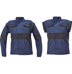 Męska kurtka robocza z odpinanymi rękawami Cerva MAX NEO granatowa