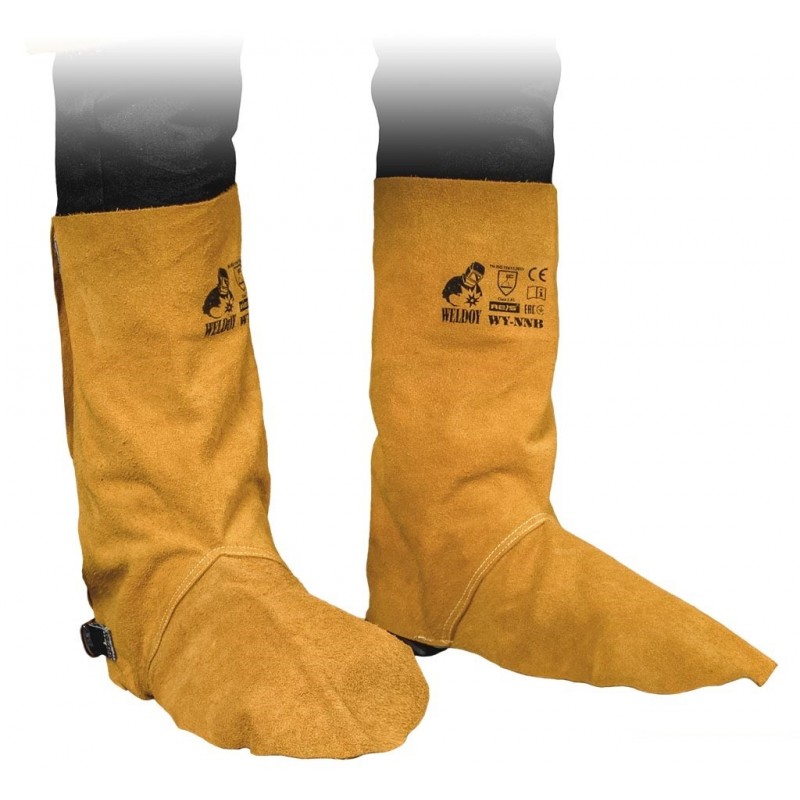 Nagolenniki spawalnicze skórzane z nastopkiem WY-NNB Y