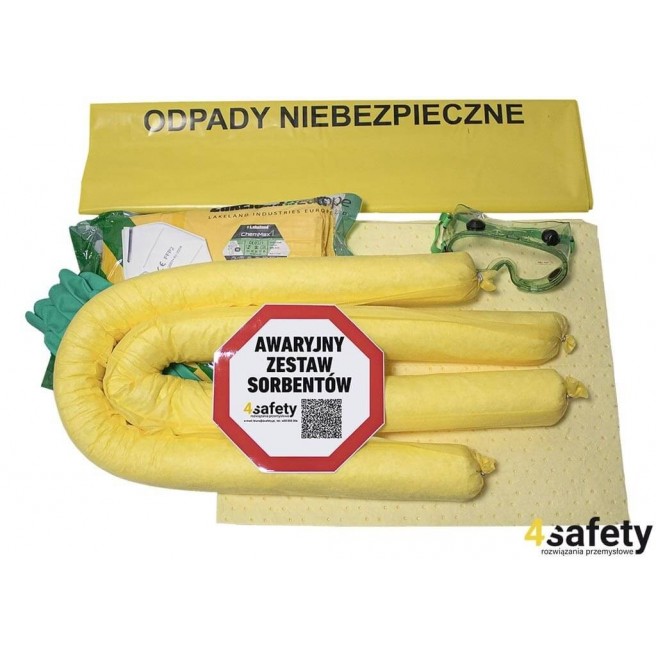 Zestaw sorbentów do chemii ADR – 25 L Zestaw sorbentów do chemii ADR – 25 L