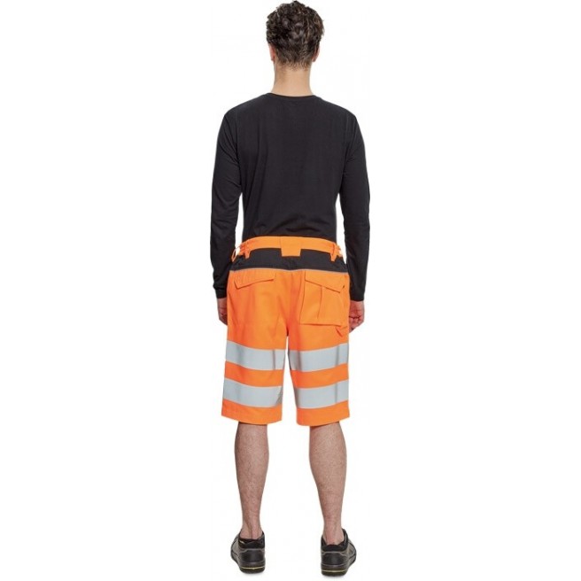 Krótkie spodenki ostrzegawcze MAX VIVO HV pomarańczowe