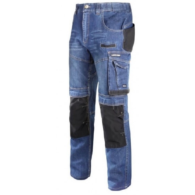 Spodnie jeansowe slim fit Lahti Pro L40510