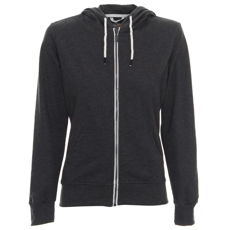 LADIES HOODY - Damska bluza z kapturem PROMOSTARS - grafitowa
