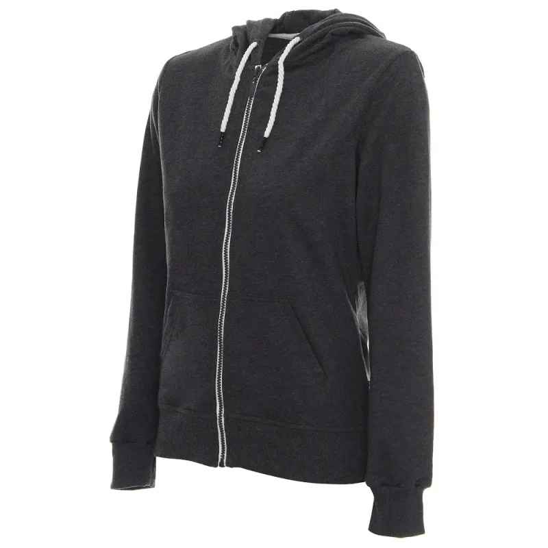 LADIES HOODY - Damska bluza z kapturem PROMOSTARS - grafitowa