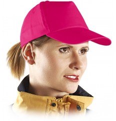 Czapka z daszkiem różowa CZ...