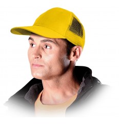 Czapka z daszkiem żólta...