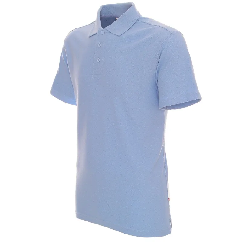 COTTON - Męska koszulka polo Promostars - błękitna