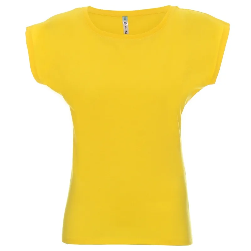 GEFFER 250 - T-Shirt damski Promostars - żółty