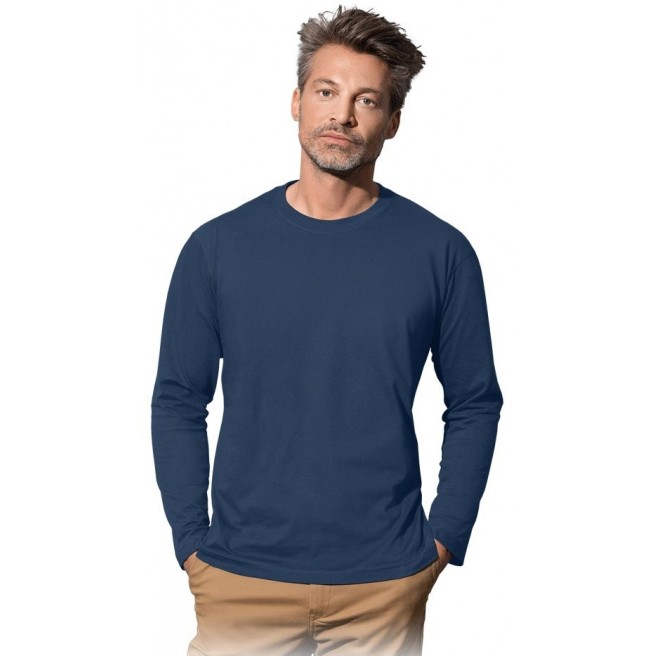 ST2500 - T-Shirt męski Long Sleeve Stedman - granatowy