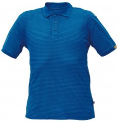 Polo NOYO ESD CERVA niebieska