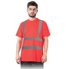 TSROUTE C - T-Shirt ostrzegawczy Reis - czerwony