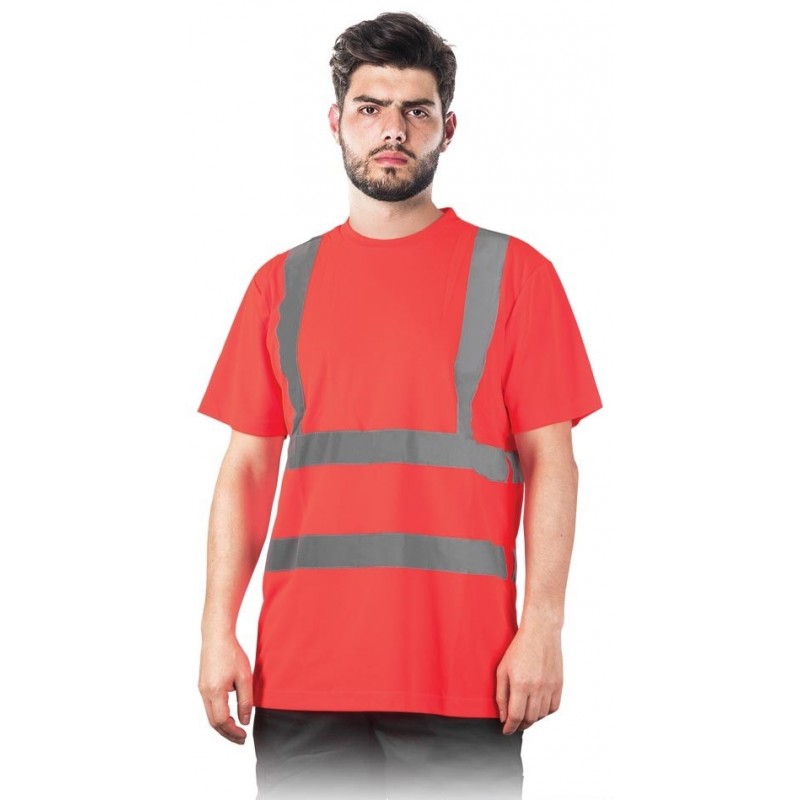 TSROUTE C - T-Shirt ostrzegawczy Reis - czerwony