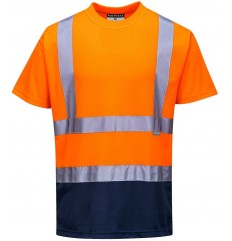 S378 - Dwukolorowy t-shirt...