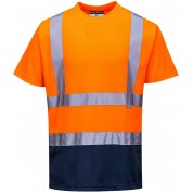 S378 - Dwukolorowy t-shirt...