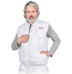 Kamizelka ocieplana VMO-WHITE