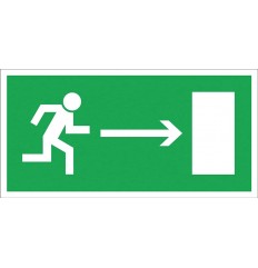 Znak Kierunek do wyjścia...