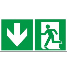 Znak Kierunek do wyjścia w...