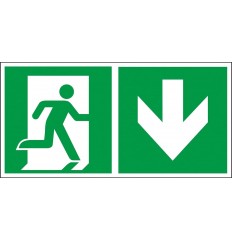 Znak Kierunek do wyjścia w...