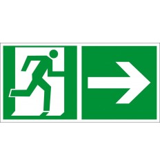 Znak Kierunek do wyjścia w...