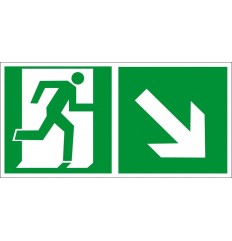 Znak Kierunek do wyjścia w...