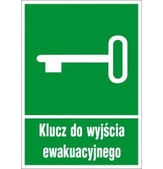 Znak Klucz do wyjścia...