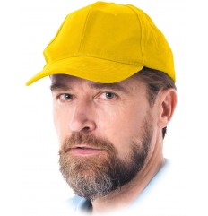 Czapka z daszkiem żółta...