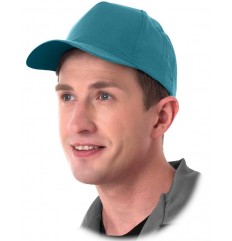 Czapka z daszkiem turkusowa...