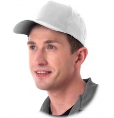 Czapka z daszkiem biała CZ...