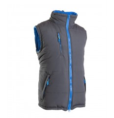 Bezrękawnik ocieplany Benefit Colino Polstar - szary-niebieski