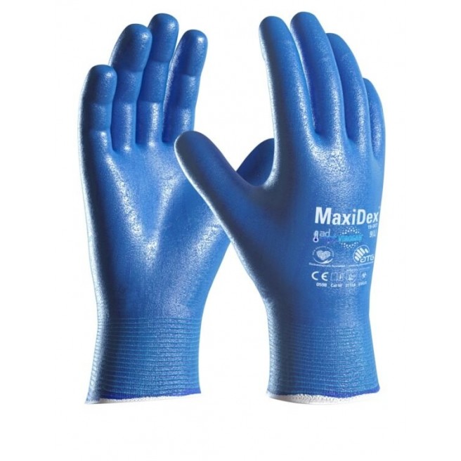 Rękawice hybrydowe antywirusowe MaxiDex ATG 19-007