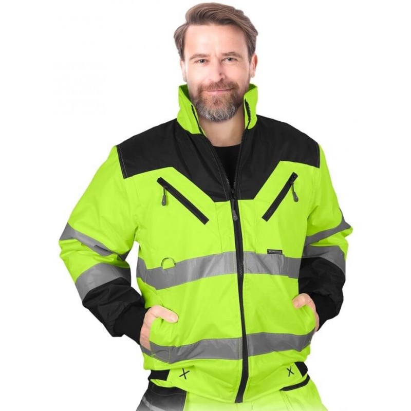 Kurtka ostrzegawcza ocieplana LH-XVERT XV YB Leber&Hollman