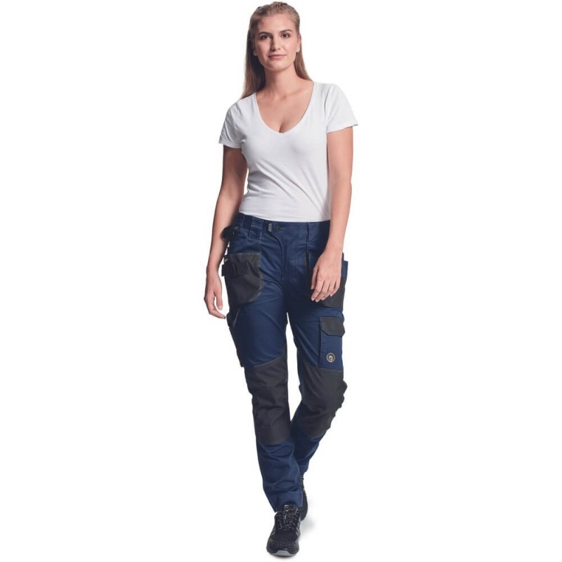 DAYBORO LADY - Damskie spodnie robocze Cerva - Granatowe