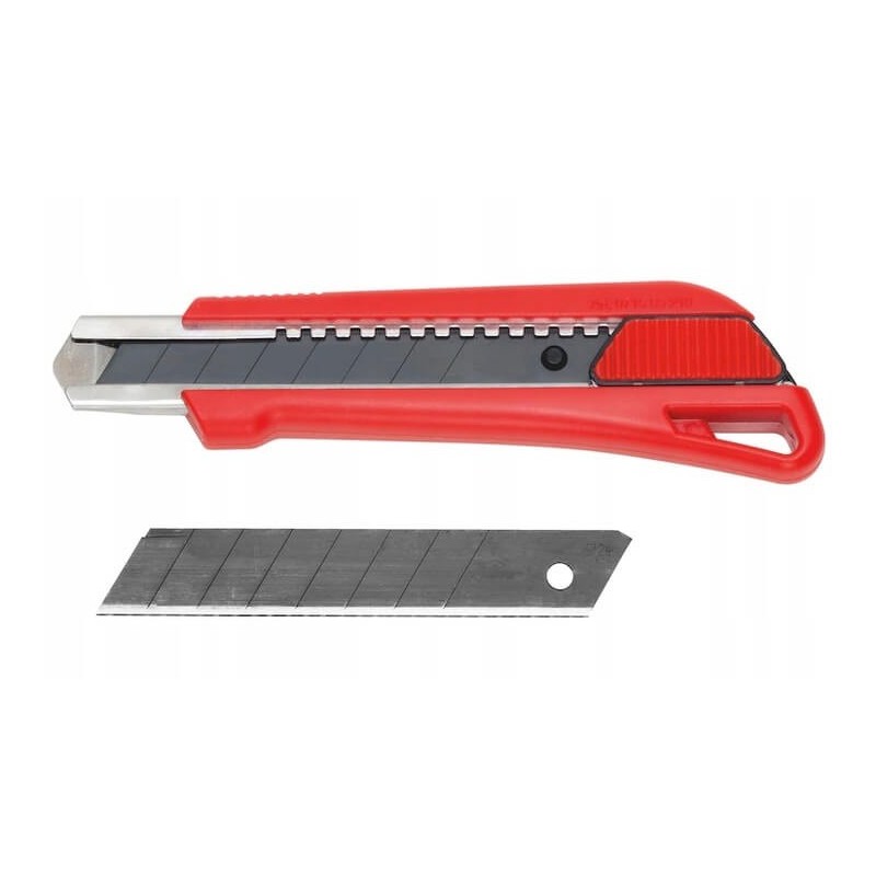 Nóż tapicerski 18mm + 13 ostrzy Wurth