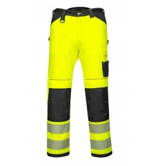 PW385 - Damskie spodnie ostrzegawcze PW3 Stretch YB - Portwest