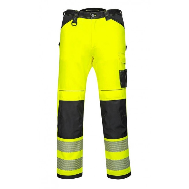 PW385 - Damskie spodnie ostrzegawcze PW3 Stretch YB - Portwest