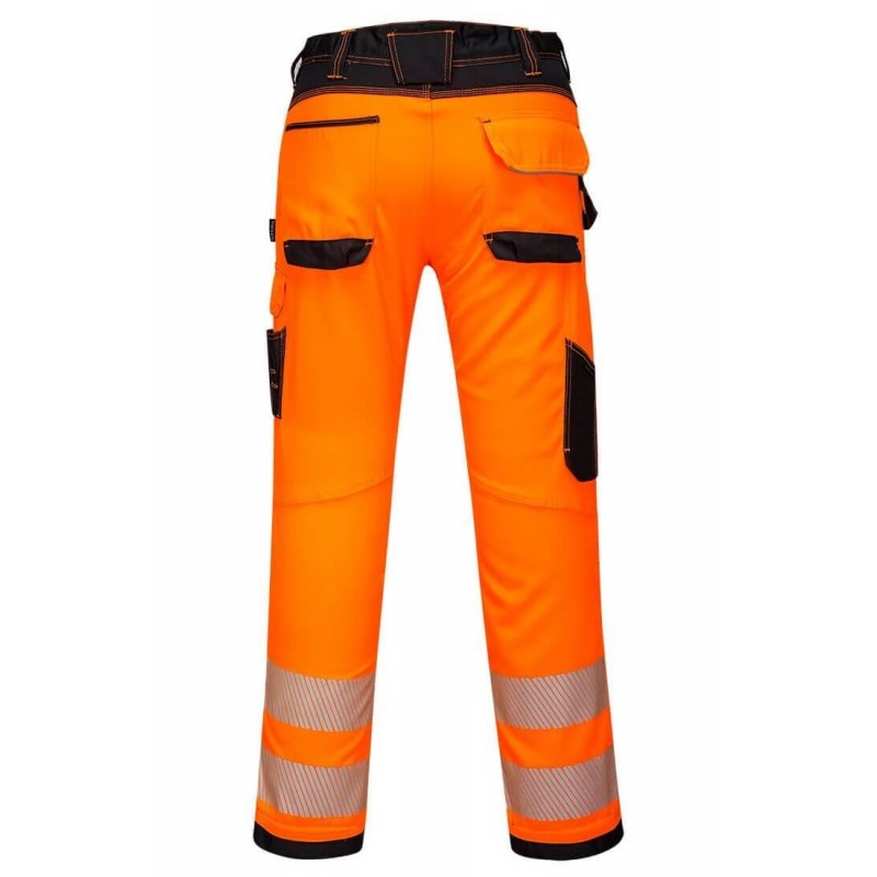 PW385 - Damskie spodnie ostrzegawcze PW3 Stretch OB - Portwest