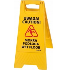 Stojak Uwaga mokra podłoga