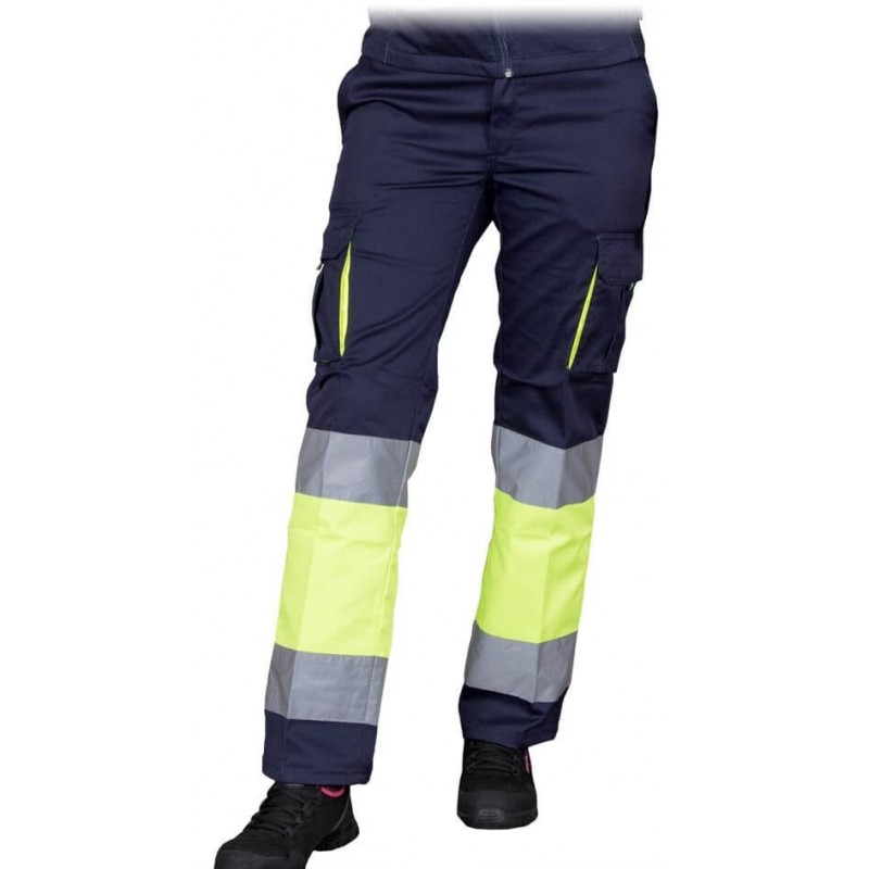 Damskie spodnie ochronne z odblaskami FRAUBAX-T GY Reis