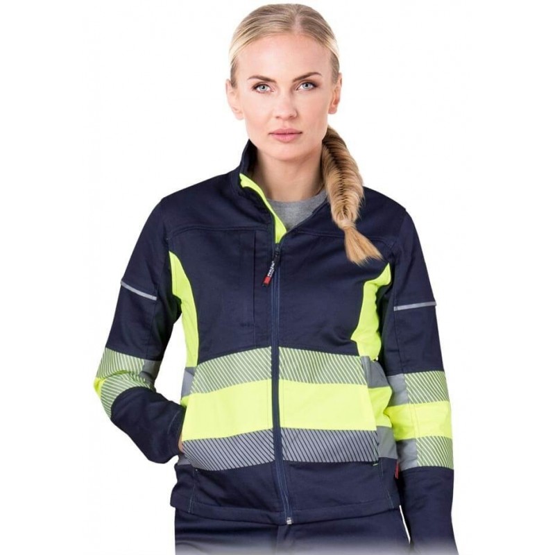 Damska bluza ochronna z odblaskami FRAUBAX-J GY Reis