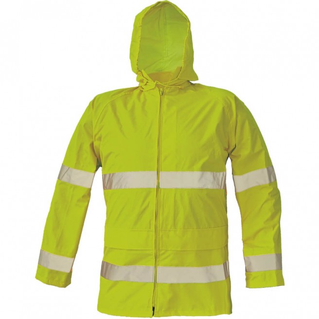 GORDON - Kurtka ostrzegawcza przeciwdeszczowa Cerva 03010002 - żółta