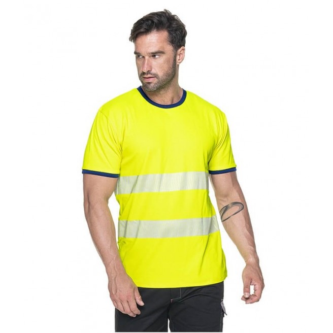 Koszulka t-shirt ostrzegawcza HI-VIS PRINT Promostars