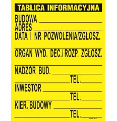 Znak Tablica informacyjna...