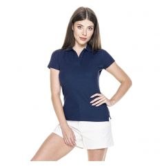 LADIES COTTON - Damska koszulka polo Promostars - granatowy