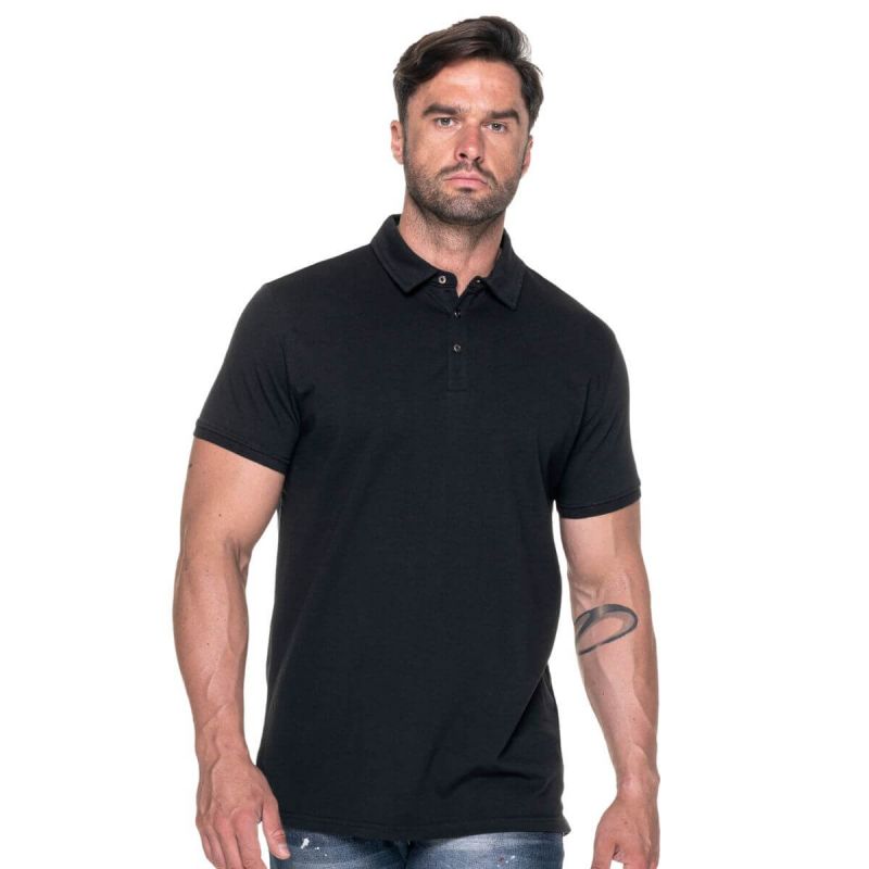 COAST - Męska koszulka polo Promostars - czarna